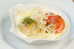 Cassolette de saint jacques