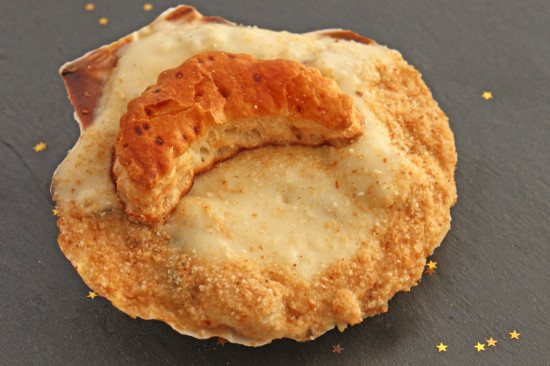 Coquille st Jacques à la bretonne
